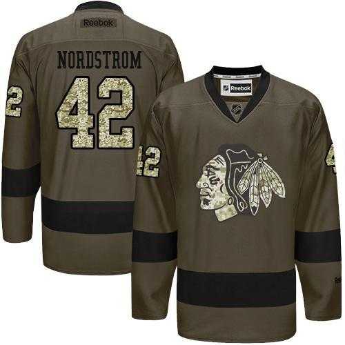 Glued Chicago Blackhawks #42 Joakim Nordstrom Green Salute to Service NHL Jersey,We sell and wholesale Glued Chicago Blackhawks #42 Joakim Nordstrom Green Salute to Service NHL Jersey on line form chian!